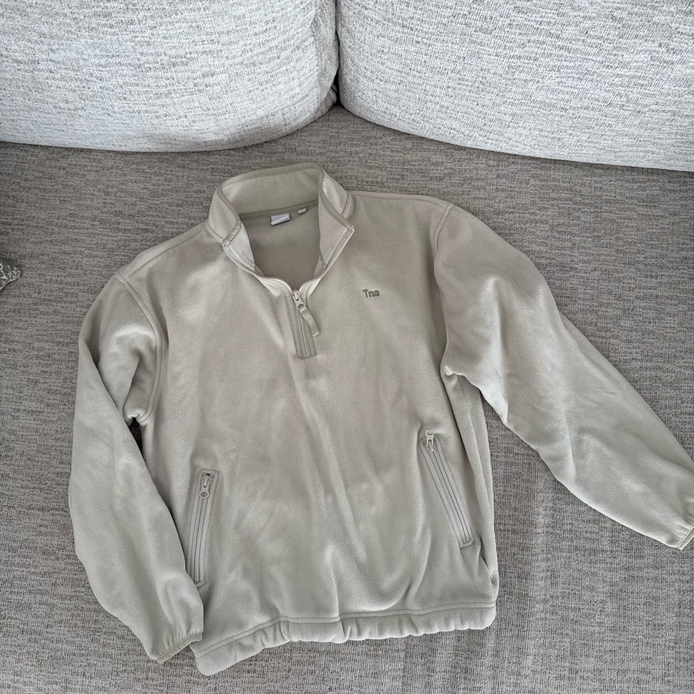 Aritzia TNA Fleece Quarter Zip
